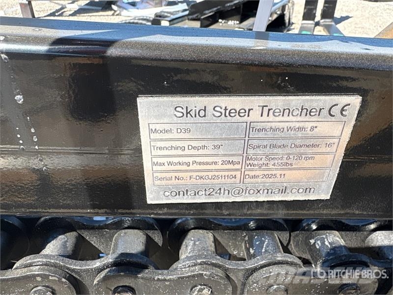  GIYI GY-Y D380 Skid Steer Trencher (Unused) Kjedegravere