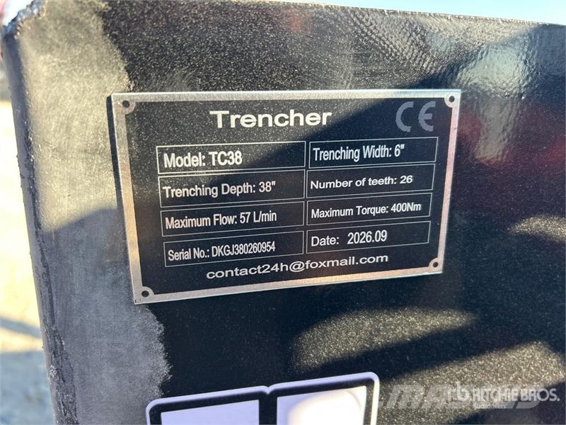 GIYI GY-Y D380 Skid Steer Trencher (Unused) Koparki łańcuchowe