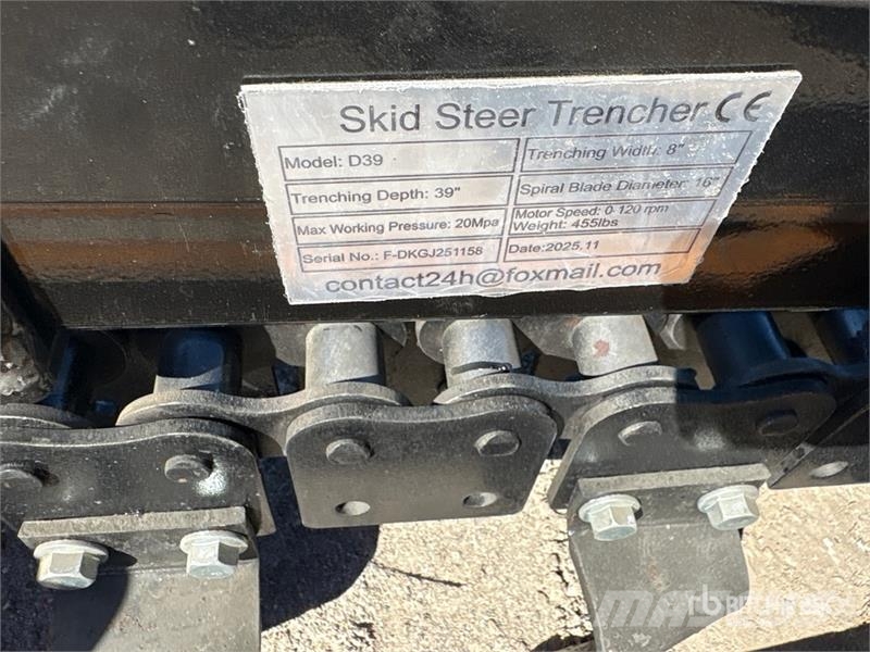  GIYI GY-Y D380 Skid Steer Trencher (Unused) Kjedegravere