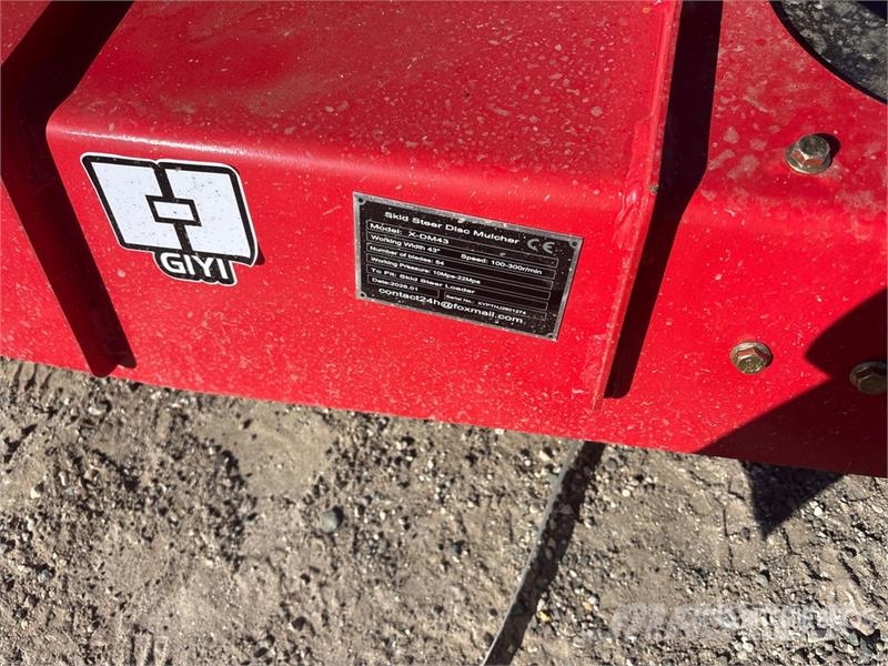 GIYI GYx-DM43 43 in Disc Skid Steer Mulcher (Unuse Miško mulčeriai