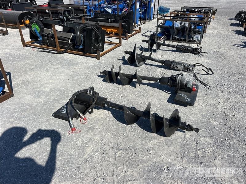  GIYI Mini Skid Steer Auger (Unused) Навесные гидробуры