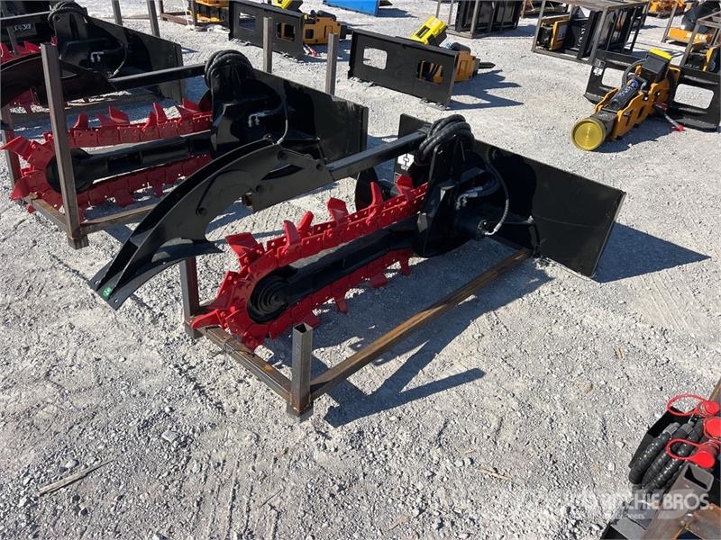  GIYI TC38 Mini Skid Steer Trencher (Unused) トレンチャー