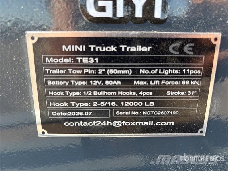  GIYI TE31 Fifth Wheel Wrecker Attachment (Unused) Ostale kargo komponente