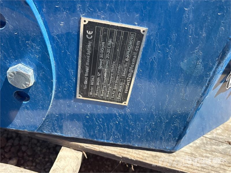 GIYI WS43 Mini Skid Steer Wood Splitter (Unused) Other components
