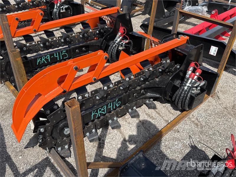  GIYI X380 38 in Mini Skid Steer Trencher (Unused) Freze za kopanje jarkov Trenčerji