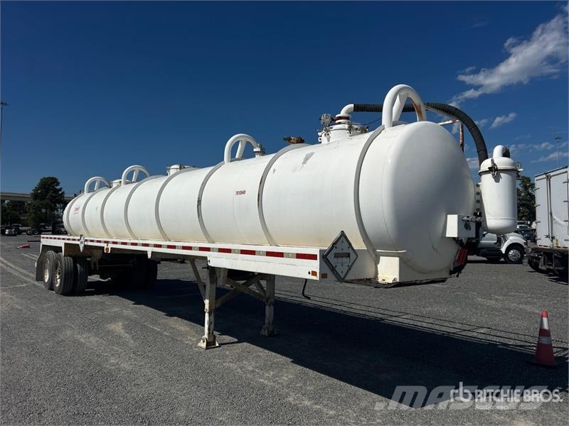 Global Vacuum Systems 130 bbl T/A Vacuum Tanker Tr Remorque citerne