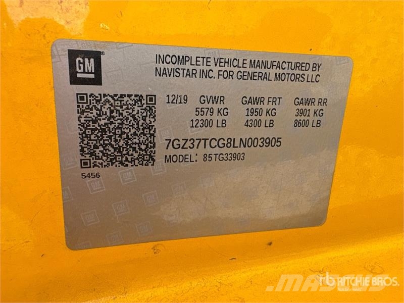 GMC 3500 4x2 Van Truck (Inoperable) Camion Fourgon
