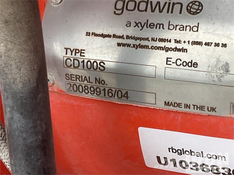 Godwin CD100S Trailer-Mounted Water Pump Waterpumps