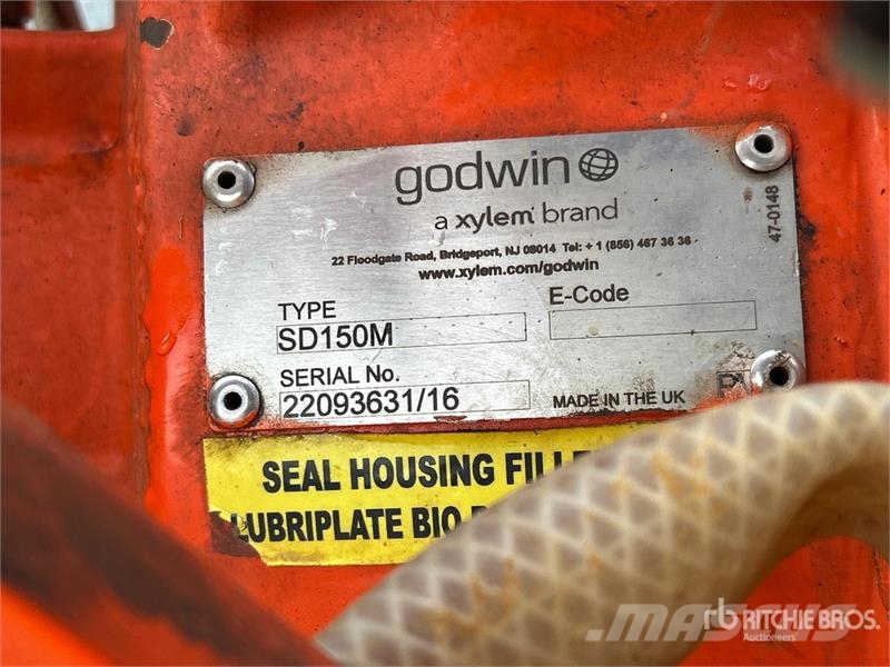 Godwin SD150M Trailer-Mounted Water Pump Гидронасосы