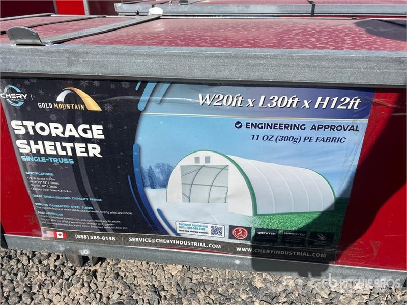 Gold Mountain 203012R-300gsm PE 20 ft x 30 ft Dome Jeklene gradbene konstrukcije