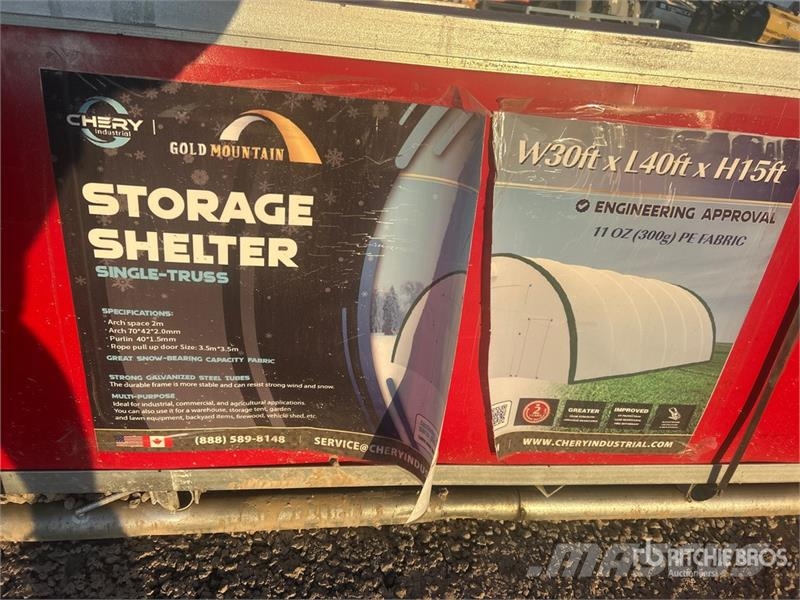 Gold Mountain 304015R-300g PE 30 ft x 40 ft Dome S Stahlrahmenaufbauten