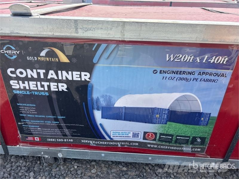 Gold Mountain C2040-300gsm PE 20 ft x 40 ft Dome C Construcción - Otros