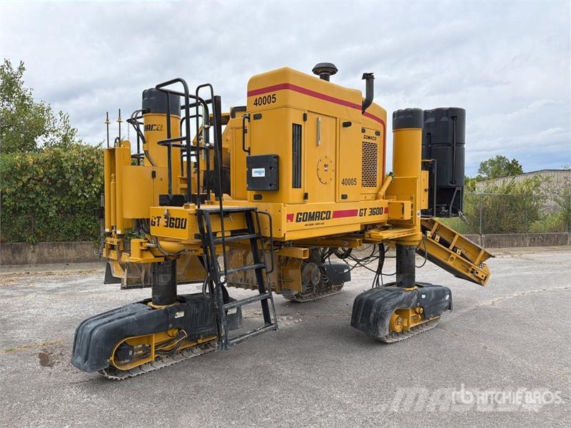 Gomaco GT3600 Curb and Gutter Machine Accesorios