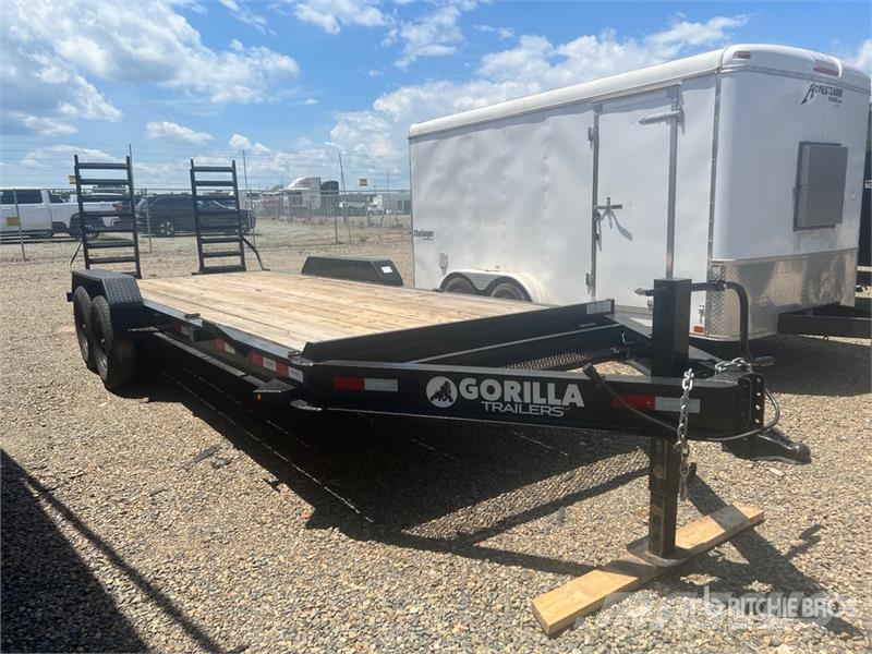 Gorilla Trailers 20 ft T/A Equipment Trailer Remolques para transporte de vehículos