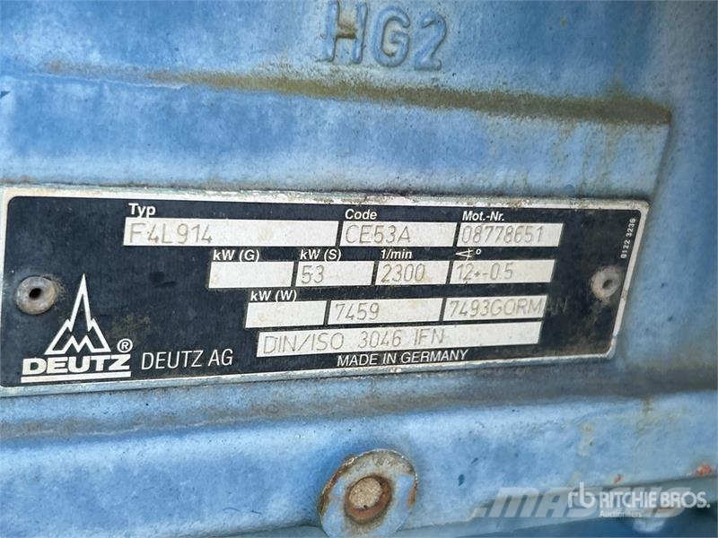  Gorman Rupp PA6A6O-F4L Trailer-Mounted Water Pump Bombas de agua