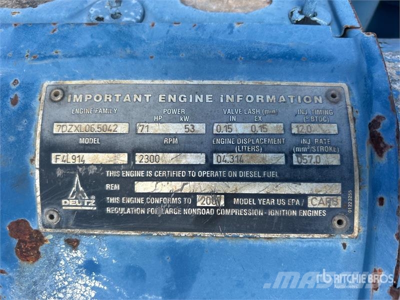  Gorman Rupp PA6A6O-F4L Trailer-Mounted Water Pump Bombas de agua