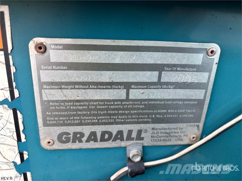 Gradall 534D-9 Verreikers