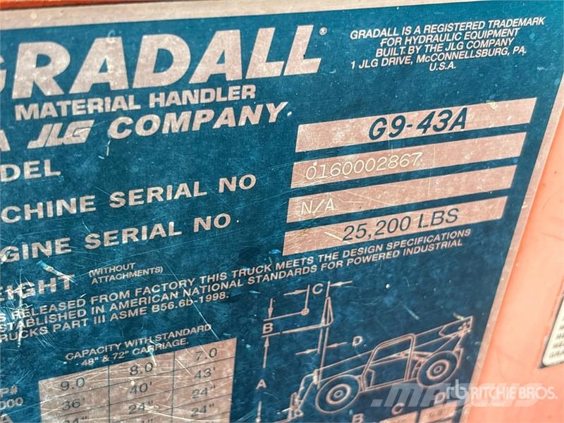 Gradall G9-43A Teleskoplastare