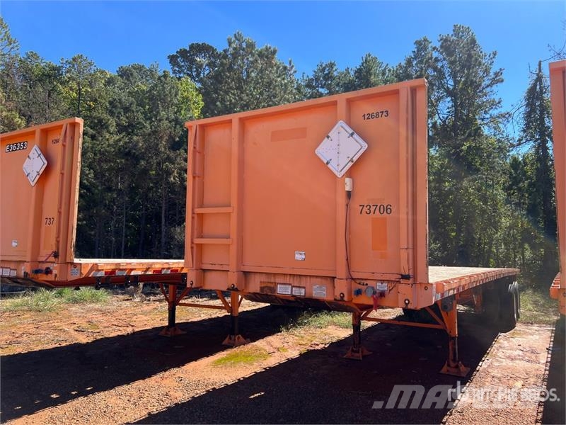 Great Dane 40000 lb 36 ft T/A Flatbed Trailer Valníky