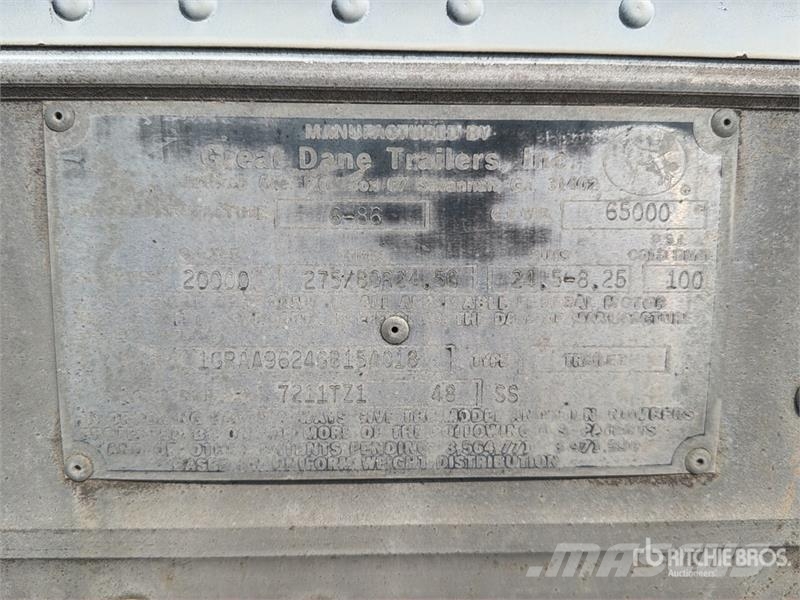 Great Dane 48 ft x 102 in T/A Van Trailer Remorci utilitare