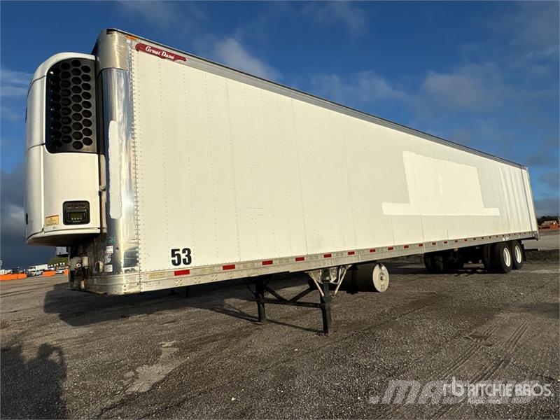 Great Dane 53 ft x 102 in T/A Refrigerated Trailer Skåptrailer Kyl/Frys/Värme