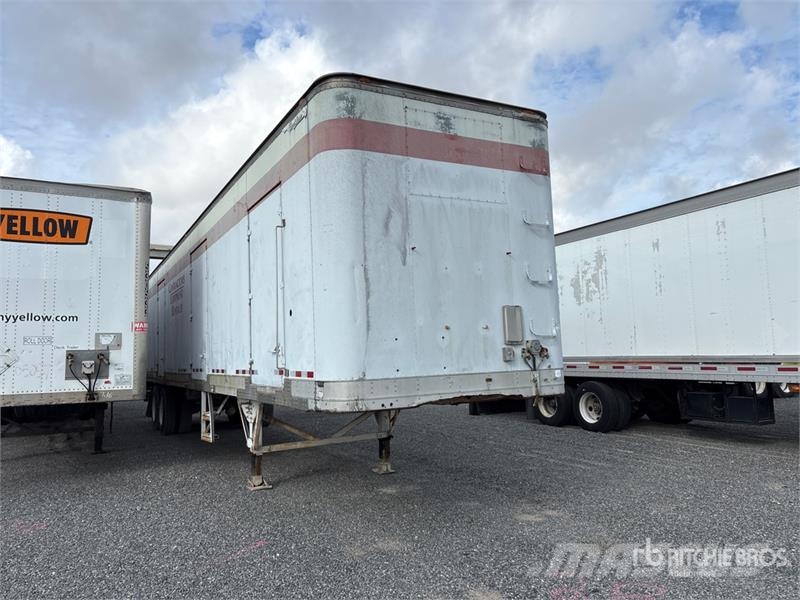 Great Dane 721TZ1B45 45 ft x 96 in T/A Van Trailer Gesloten opbouw trailers