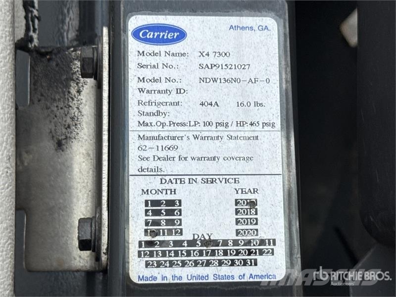 Great Dane ECL-1114-92053 53 ft x 102 in T/A Refrigerated Tra Kühlauflieger