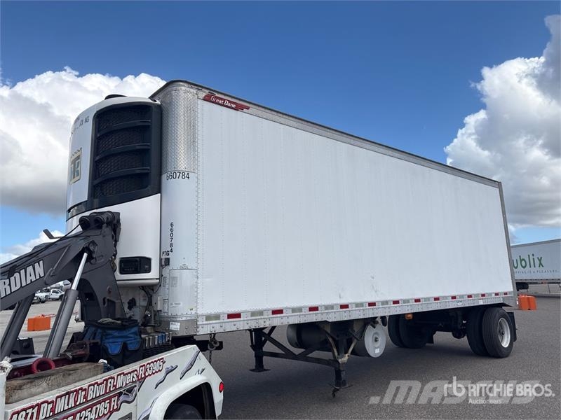 Great Dane ECM-1111-12228 28 ft S/A Refrigerated Trailer Piekabes ar temperatūras kontroli