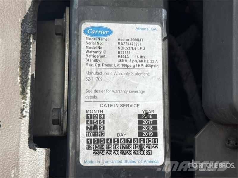 Great Dane ECM-1113-12053 53 ft x 102 in T/A Refrigerated Tra Koel-vries opleggers