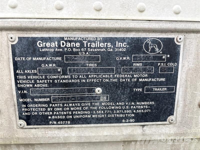 Great Dane Everest Temperature controlled semi-trailers