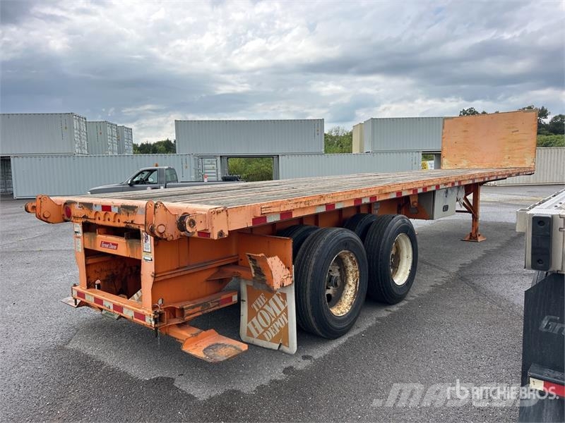 Great Dane FSP-0024-00099 36 ft T/A Flatbed Trailer Platformas/izkraušana no sāniem