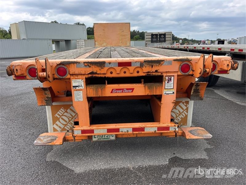 Great Dane FSP-0024-00099 36 ft T/A Flatbed Trailer Platformas/izkraušana no sāniem