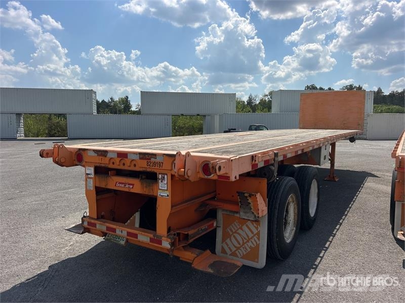 Great Dane FSP-0024-00099 36 ft T/A Flatbed Trailer Причепи-платформи/бокове розвантаження