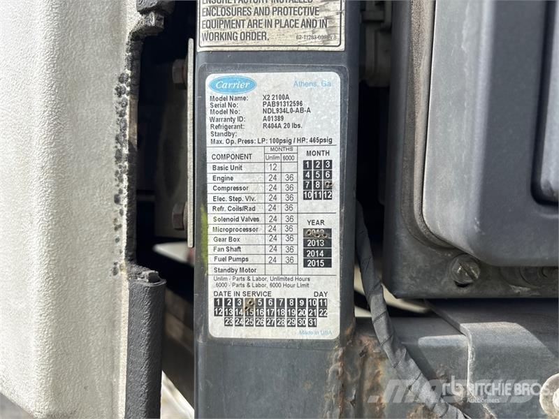 Great Dane SUP 1114-11053 53 ft x 102 in T/A Multi -Temp Refr Piekabes ar temperatūras kontroli