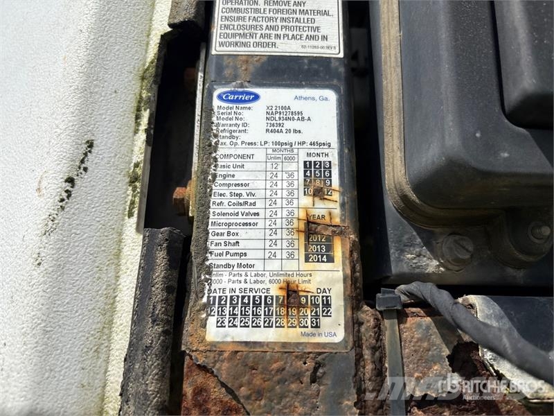 Great Dane SUP-1114-31053 53 ft x 102 in T/A Refrigerated Tra Напівпричепи-рефрижератори