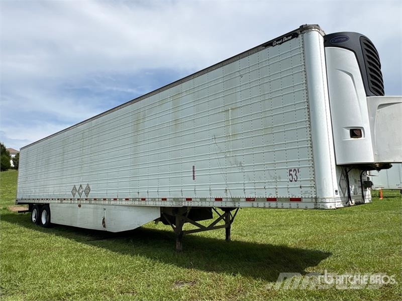 Great Dane SUP-1114-31053 53 ft x 102 in T/A Refrigerated Tra Напівпричепи-рефрижератори