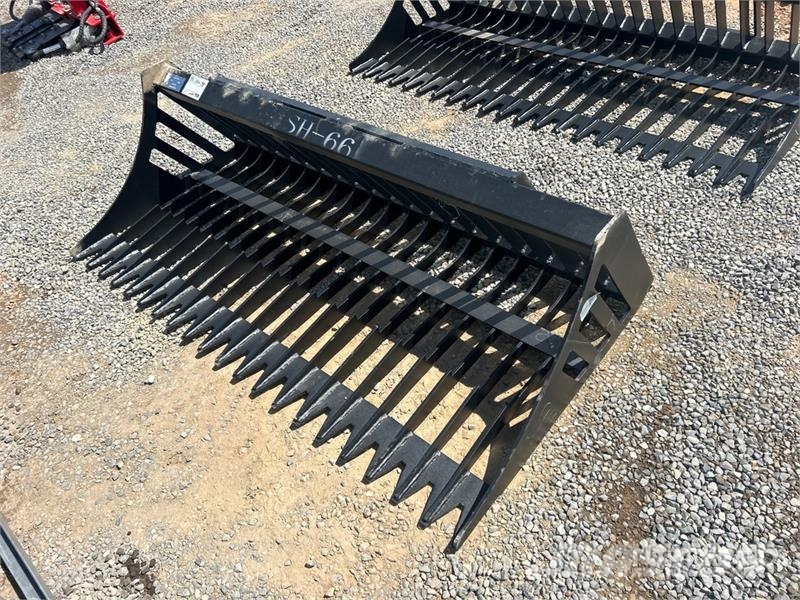 Greatbear 66 in Rock Skid Steer Bucket (Unused) Baldes