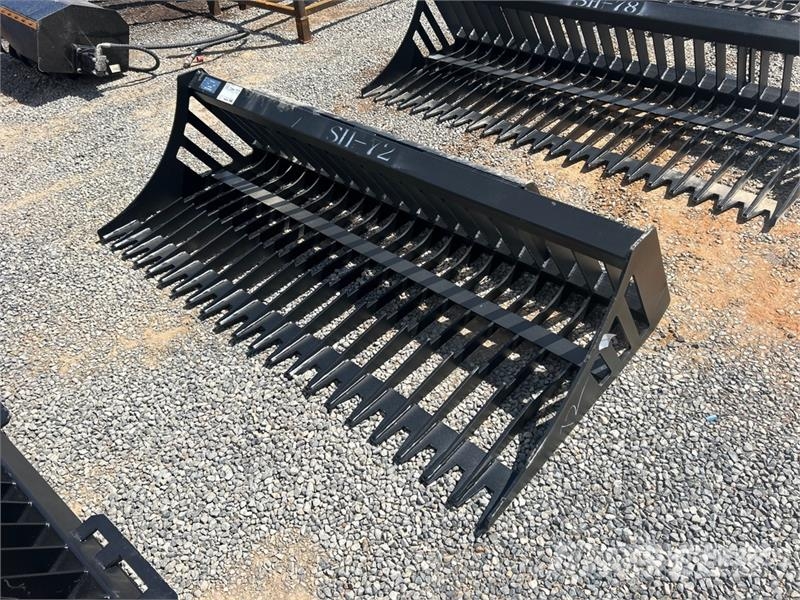 Greatbear 72 in Rock Skid Steer Bucket (Unused) Baldes