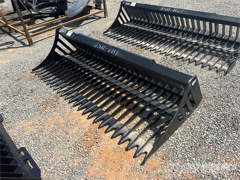  Greatbear 78 in Rock Skid Steer Bucket (Unused) Baldes