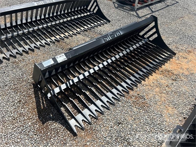  Greatbear 78 in Rock Skid Steer Bucket (Unused) Baldes