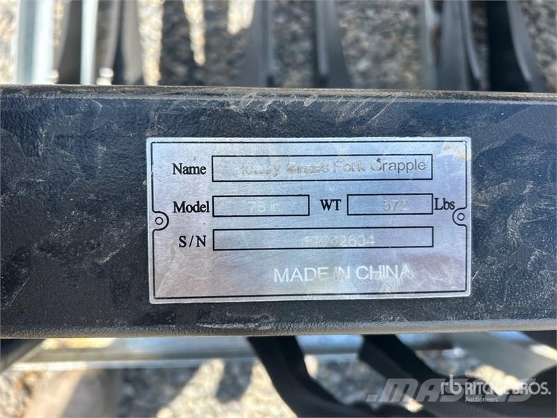 Greatbear 78 in Skid Steer Root Rake (Unused) Okretači i sakupljači sijena