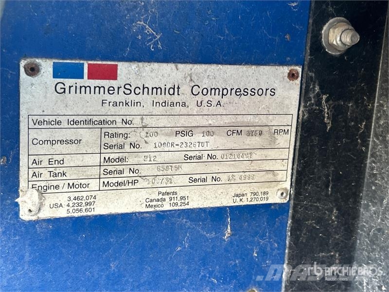 GrimmerSchmidt Schmidt 750 cfm Skid-Mounted Air C Compressors
