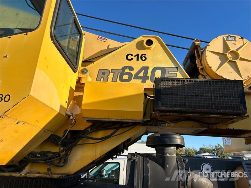 Grove RT640E Rough terrain cranes