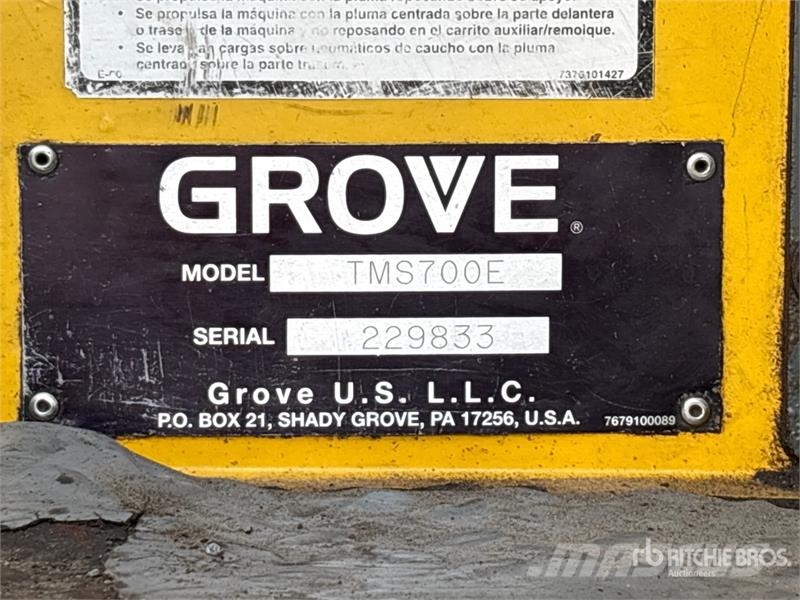 Grove TMS700E Track mounted cranes