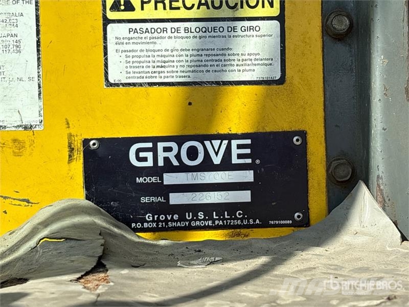 Grove TMS700E Żurawie gąsienicowe