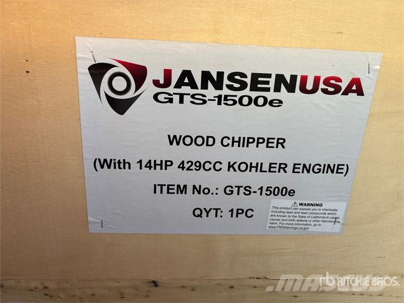 GTS 1500 Wood Chipper Trituradoras de madera