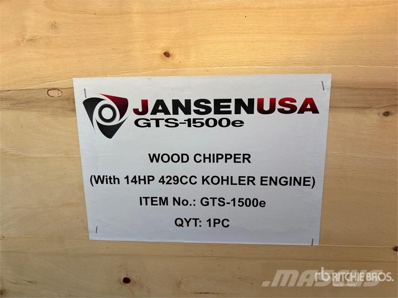 GTS 1500 Wood Chipper Trituradoras de madera