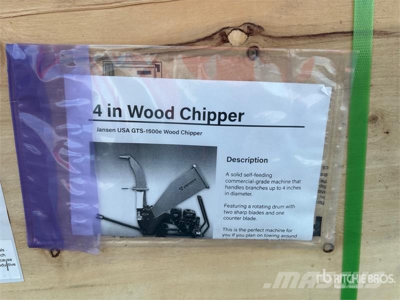 GTS 1500 Wood Chipper Trituradoras de madera