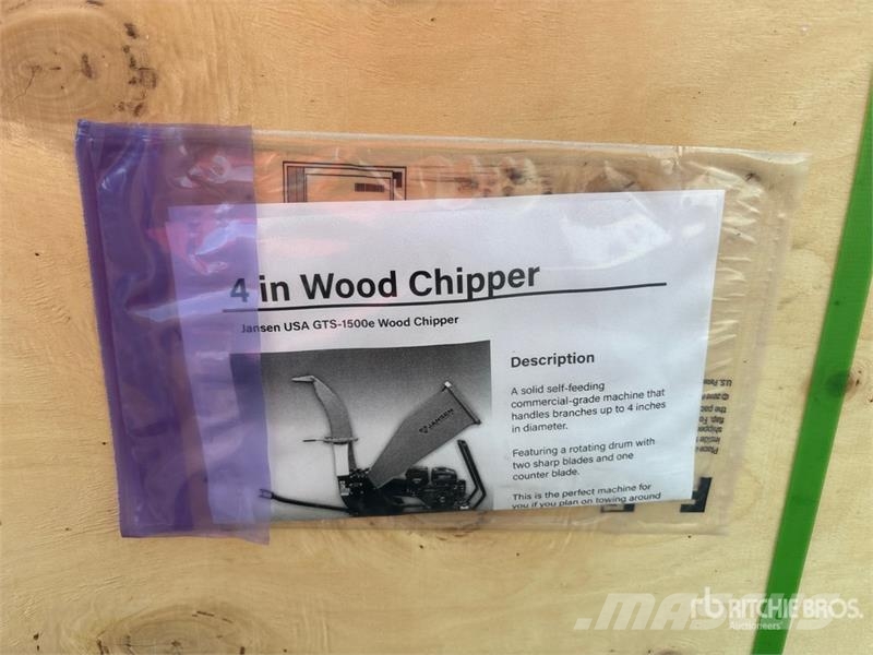 GTS 1500 Wood Chipper Trituradoras de madera