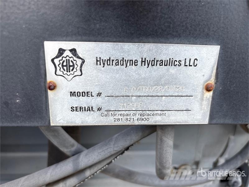 H & H & 6 0/T60/28/DVG20 ydraulic Power Pack Hidraulikus cölöpverők